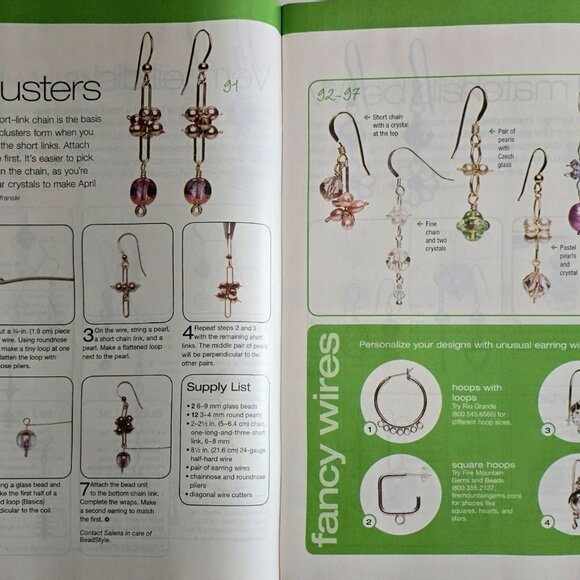 Bead Style Magazine Special Issue February 2008 Earrings That You Can Make - Picture 8 of 16